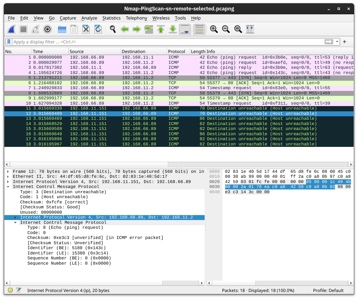 nmap-sn