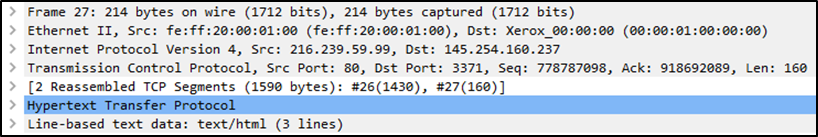 packet details
